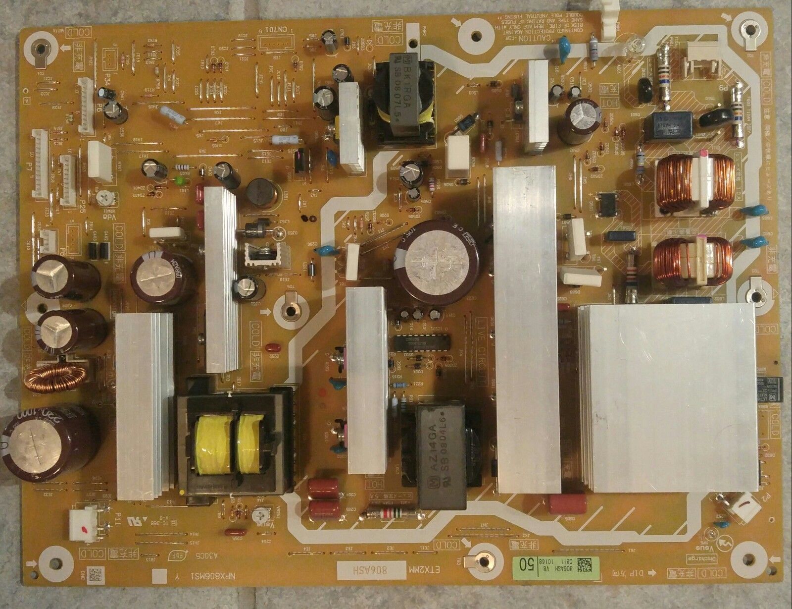 NEUES PANASONIC TCP50G25 TV-NETZTEIL ETX2MM806ASH NPX806